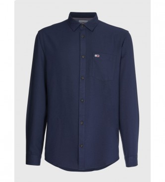 Tommy Hilfiger Solid Flannel navy shirt