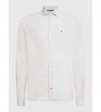 Tommy Hilfiger TH Flex shirt in white poplin
