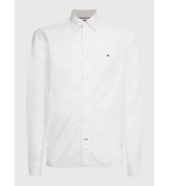 Tommy Hilfiger TH Flex Poplin skjorte hvid