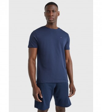Tommy Hilfiger T-shirt blu navy in cotone biologico