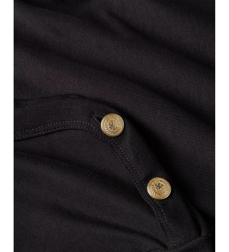 Tommy Hilfiger T-shirt  larges rayures et encolure bateau noire