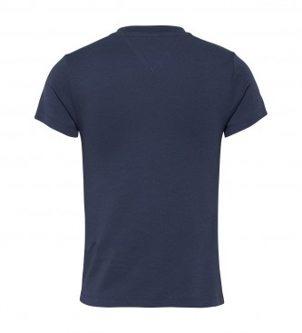 Tommy Jeans T-shirt blu navy lineare Baby Serif