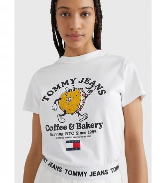Tommy Jeans T-shirt Bagels blanc