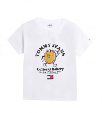 Tommy Jeans T-shirt Bagels blanc