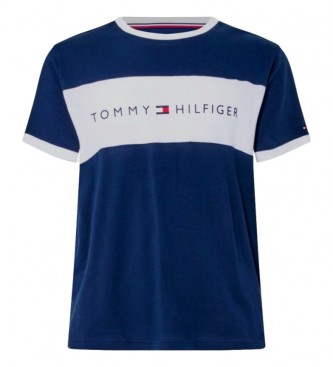 Tommy Hilfiger T-shirt CN SS Logo Marinha Bandeira