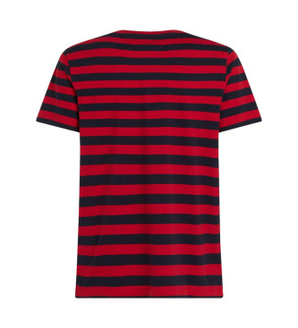 Tommy Hilfiger T-Shirt mit aufgesetzter roter Tasche