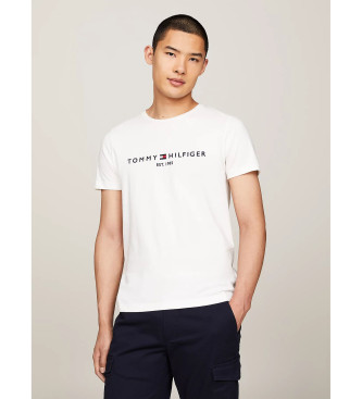 Tommy Hilfiger Camiseta con logo blanco