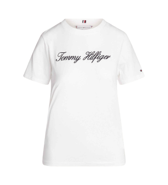 Tommy Hilfiger T-shirt com logtipo branco