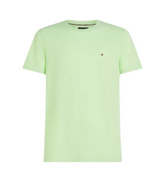 Tommy Hilfiger T-shirt com logtipo bordado em verde