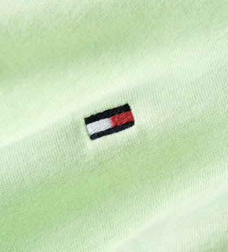 Tommy Hilfiger T-shirt com logtipo bordado em verde