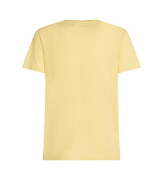 Tommy Hilfiger T-shirt com logtipo bordado a amarelo