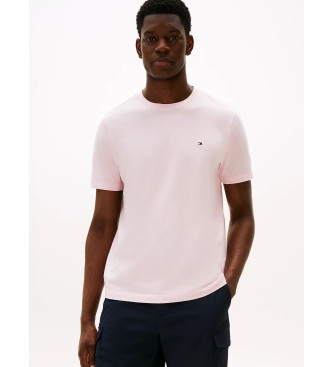 Tommy Hilfiger T-shirt com log�tipo bordado rosa