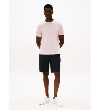 Tommy Hilfiger T-shirt com log�tipo bordado rosa