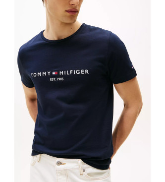 Tommy Hilfiger T-shirt com logtipo da marinha