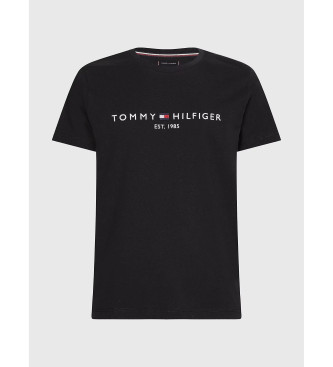 Tommy Hilfiger T-shirt med svart logotyp 