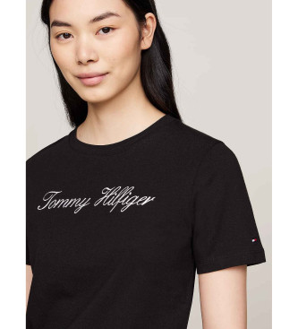 Tommy Hilfiger T-shirt mit schwarzem Logo