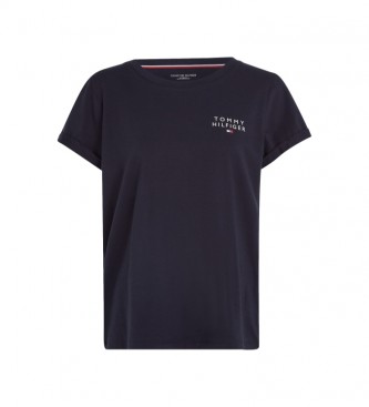 Tommy Hilfiger T-shirt med marinbl uppslag