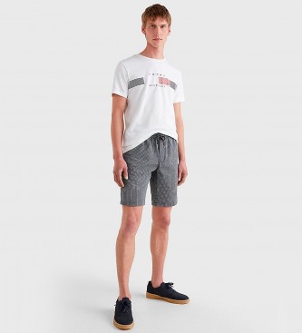 Tommy Hilfiger Corp Stripe Graphic Tee branco