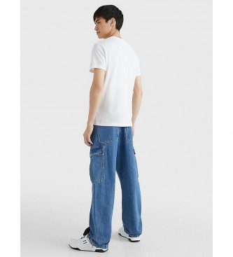 Tommy Jeans Camiseta Corte Slim blanco