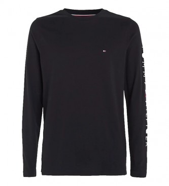 Tommy Hilfiger T-shirt slim fit nera con logo