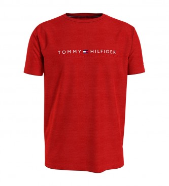 Tommy Hilfiger Rundhals-T-Shirt rot
