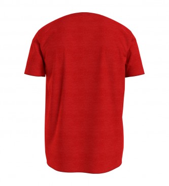 Tommy Hilfiger T-shirt de Pescoo Redondo vermelha