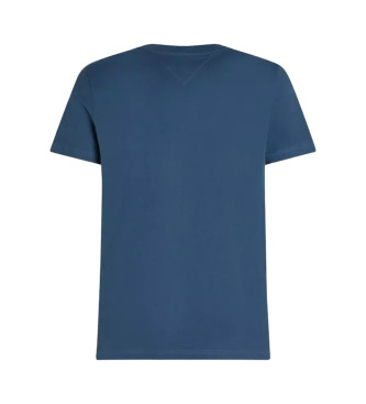 Tommy Hilfiger Slim fit T-shirt with blue embroidered logo