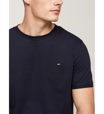 Tommy Hilfiger Marineblaues T-Shirt mit schmaler Passform