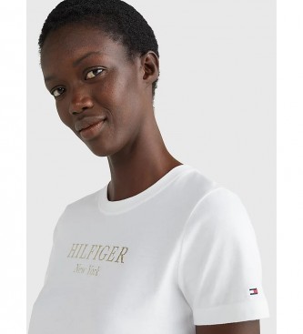 Tommy Hilfiger Round neck t-shirt with white logo