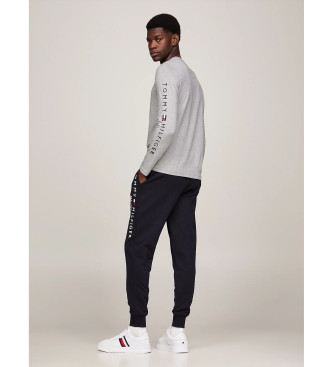 Tommy Hilfiger Long sleeve t-shirt with grey logo