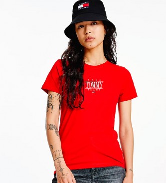 Tommy Hilfiger Camiseta Essential DW0DW11239 rojo