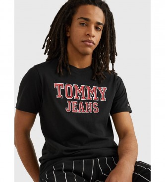 Tommy Jeans T-shirt essentiel noir