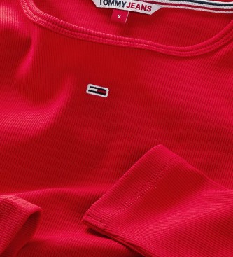 Tommy Jeans T-shirt Essential vermelha