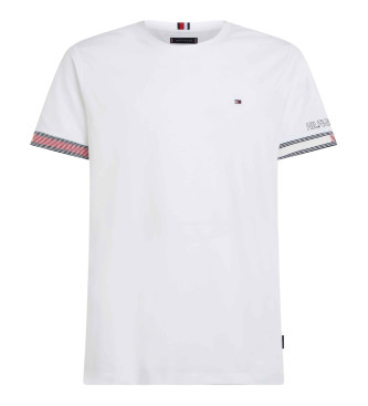 Tommy Hilfiger T-shirt  poignet avec drapeau blanc