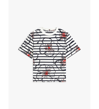 Tommy Hilfiger T-shirt Flower biały