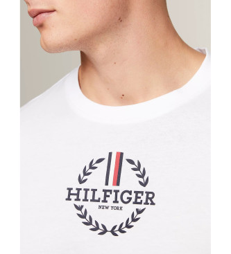 Tommy Hilfiger T-shirt Global Stripe biały