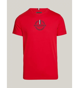 Tommy Hilfiger T-shirt rossa a righe globali