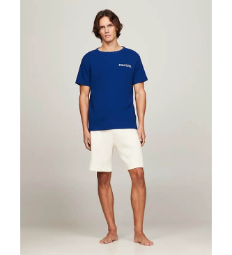 Tommy Hilfiger T-shirt em relevo com logtipo monotipo azul