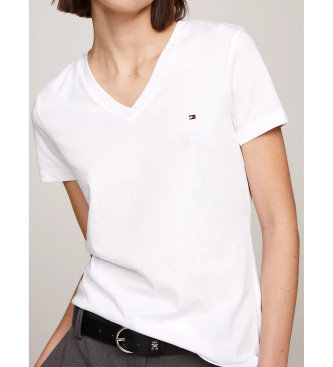 Tommy Hilfiger Heritage T-shirt med hvid V-hals