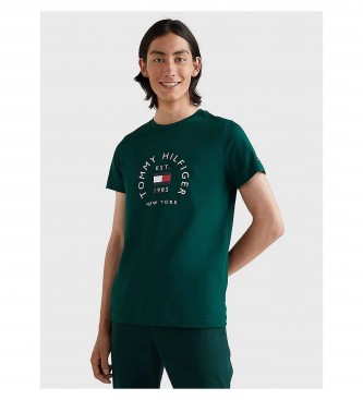 Tommy Hilfiger Hilfiger Vlagboog T-shirt groen