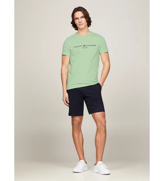 Tommy Hilfiger Logo embroidered T-shirt green