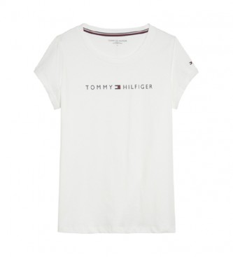 Tommy Hilfiger Hvid T-shirt med logo