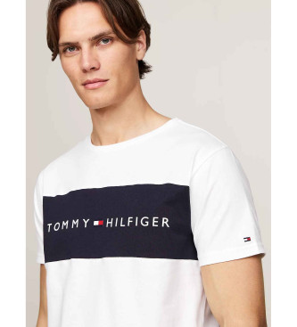 Tommy Hilfiger Izvirna majica z belim vzorcem barvnih blokov