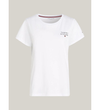 Tommy Hilfiger T-shirt originale con logo bianco