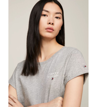 Tommy Hilfiger T-shirt originale con logo grigio