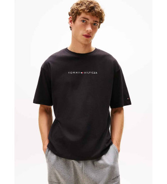 Tommy Hilfiger Camiseta Original con logo negro