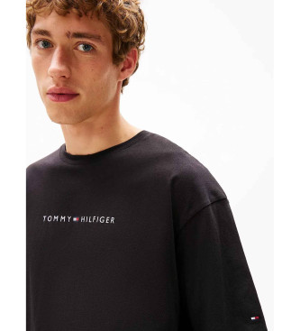Tommy Hilfiger Camiseta Original con logo negro