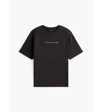 Tommy Hilfiger Camiseta Original con logo negro