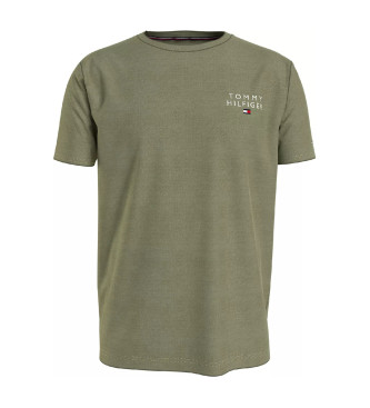 Tommy Hilfiger Originalna majica z zelenim logotipom