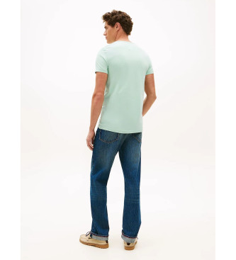 Tommy Hilfiger T-shirt slim verde claro